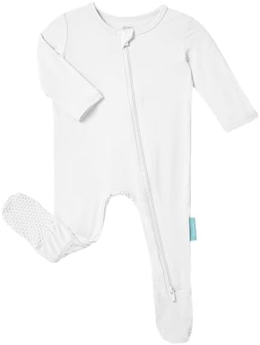 Moisture-Wicking Baby Pajamas with Double Zipper