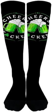 Cheers Fckers St Pattys Day Socks for Men Women