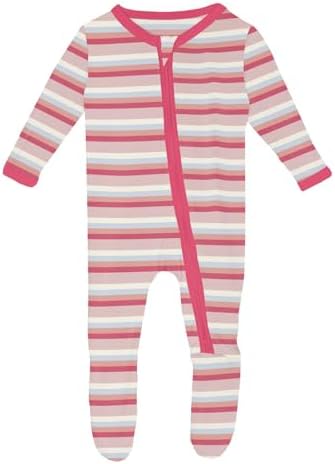 KicKee Print Footies for Babies Kids Cozy Comfortable