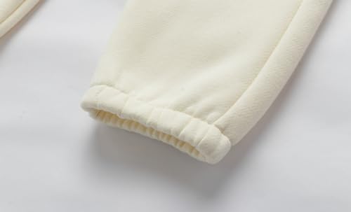 Mud Kingdom Kids Fleece Jogger Pants Winter Bear Soft Cozy