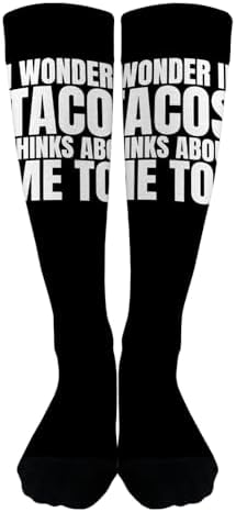Tacos Think About Me Socks