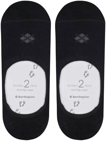 Burlington Mens Every Day Multipack M in Cotton No-Show Plain Line Socks
