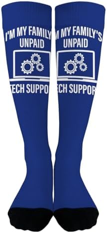 Im My Familys Unpaid Tech Supports Novelty Mens Socks