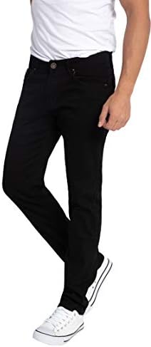 WULFUL Mens Stretch Fit Skinny Jeans for Comfort Style