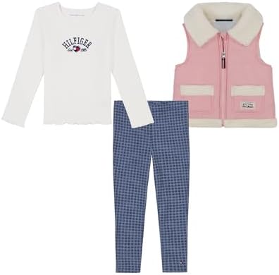 Stylish 3pc Puff Vest Pant Set for Tommy Hilfiger