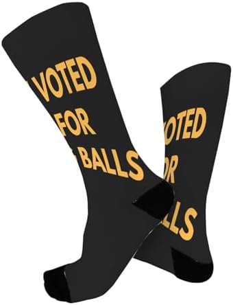 Magical Saying I Voted for Big Balls Crew Socks