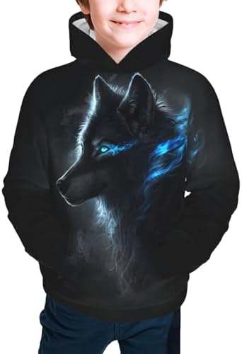 Kids Novelty 3D Printed Sweatshirt Galaxy Pattern 3D Printed Funny Kids Pullover Hoodie