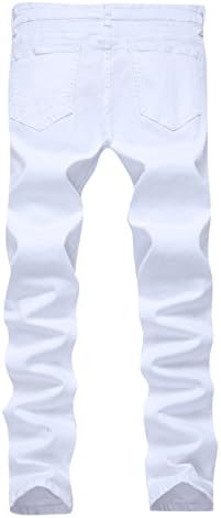 FREDD MARSHALL Mens Slim Ripped Jeans