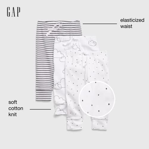 GAP Baby Girls 3-Pack First Favourite Pull-On Pants
