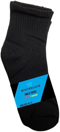 Winterlace Casual Athletic Ankle Socks 48-Pair Pack