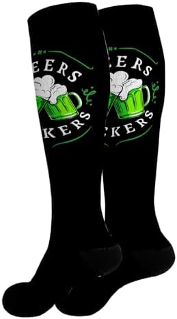 Cheers Fckers St Pattys Day Socks for Men Women