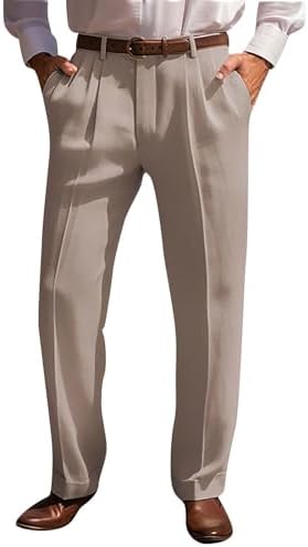 Durable Cotton Linen Pants for Men Lightweight and breathable