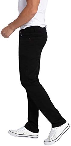 WULFUL Mens Stretch Fit Skinny Jeans for Comfort Style