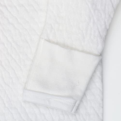 Organic Cotton Kimono Coverall Bright White