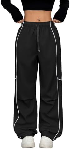 ZAFUL Womens Y2K Parachute Pants