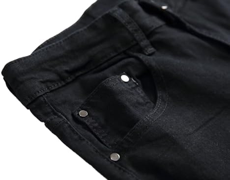 Mens Slim Ripped Skinny Jeans Distressed Design