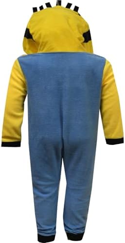 Boys Minions Hooded Blanket Sleeper Onesie Pajama