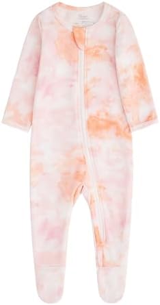 O2 BABY Baby Boys Girls Organic Cotton Zip-Front Sleepers PajamasPerfectComfySafeGold
