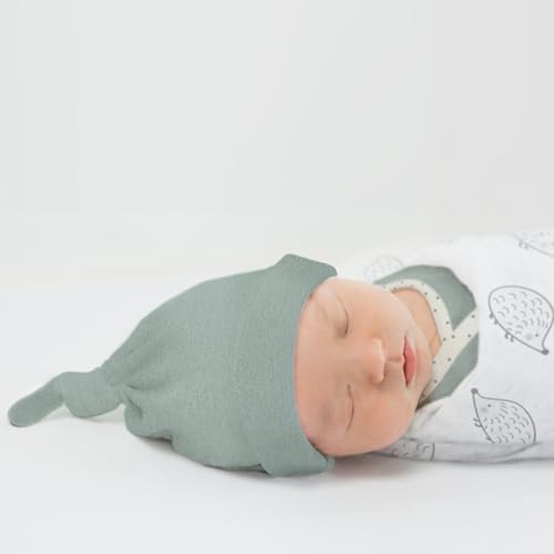 SwaddleDesigns Soft Cotton Baby Gown for Newborn 0-3 Months