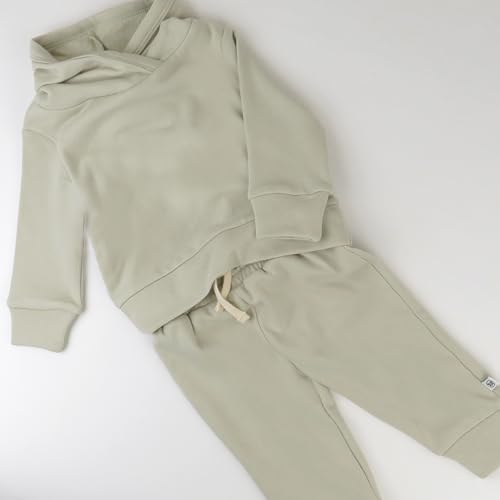 HonestBaby Multipack Pullover Hoodie Sweatshirt Jogger Sweatpant Sets Organic Cotton