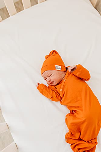 Copper Pearl Knotted Newborn Sleepers