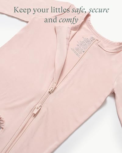 PurComfy Bamboo Rayon Baby Footie Pajamas 0-24 Months