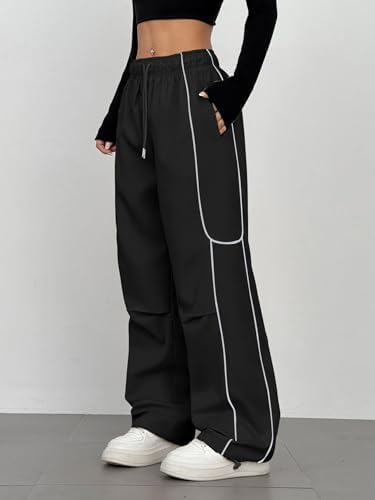 ZAFUL Womens Y2K Parachute Pants