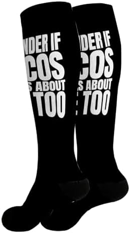 Tacos Think About Me Socks