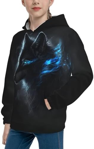Kids Novelty 3D Printed Sweatshirt Galaxy Pattern 3D Printed Funny Kids Pullover Hoodie