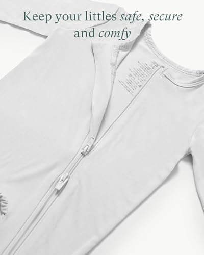 Moisture-Wicking Baby Pajamas with Double Zipper