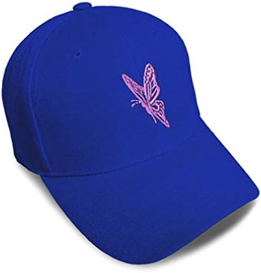 Cute Rascals Kids Toddler Baseball Cap Pink Butterfly Embroidery Adjustable Cotton