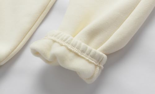 Mud Kingdom Kids Fleece Jogger Pants Winter Bear Soft Cozy