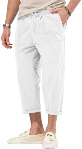 Premium Cotton Linen Cargo Pants for Men