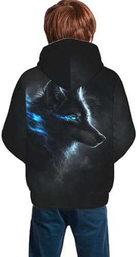 Kids Novelty 3D Printed Sweatshirt Galaxy Pattern 3D Printed Funny Kids Pullover Hoodie