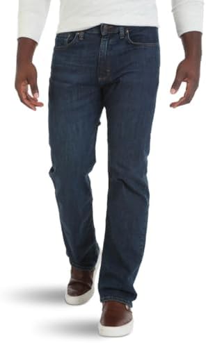 Mens Comfort Fit Waist Jeans