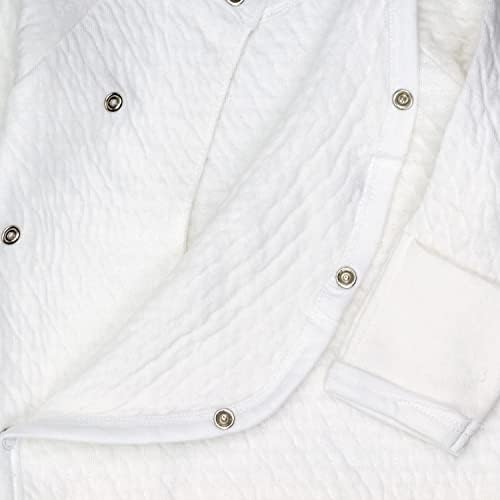 Organic Cotton Kimono Coverall Bright White