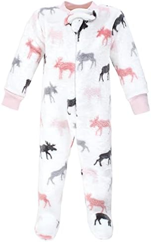 Hudson Baby Baby Girls Plush Sleep and Play