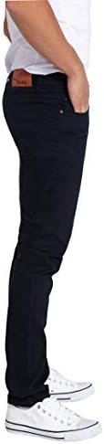 WULFUL Mens Stretch Fit Skinny Jeans for Comfort Style