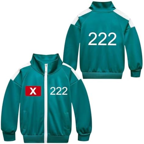 Perfect for Kids Green Tracksuit with K-Drama Player Number