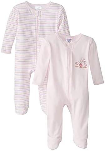 Spasilk Cotton Footie Set for Newborn Girls