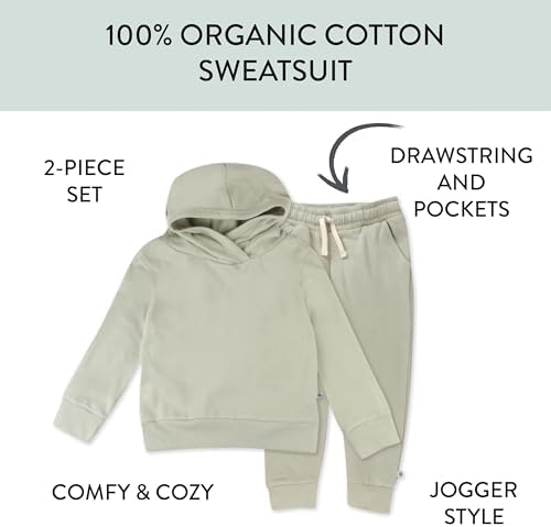 HonestBaby Multipack Pullover Hoodie Sweatshirt Jogger Sweatpant Sets Organic Cotton
