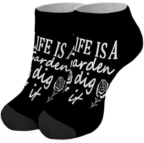 Lifes A Garden Boys Crew Socks Smooth Comfortable for the Day