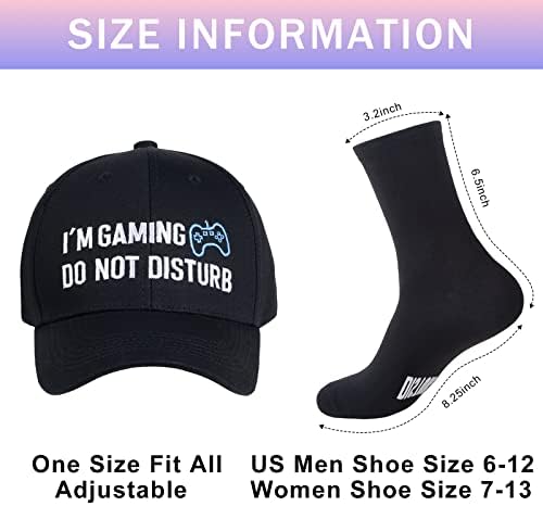 Gamer Gift Set Beanie Hat Socks for Men Teens