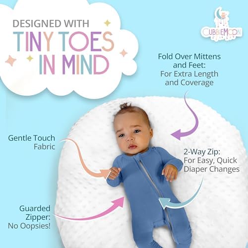 2-Pack Bamboo Viscose Baby Sleepers