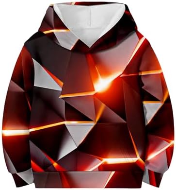 Premium 3D Print Graphic Pullover for Boys