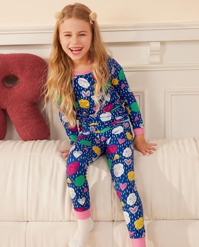 Bamboo Viscose Toddler Girls Pajama Set