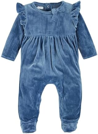 Adorable Baby girl sleeper with ruffle design by Mud Pie