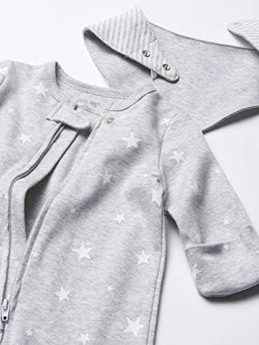 Little Me 2-Piece Bib Footie Set