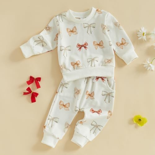 Cute Toddler Girl Clothing Set Long Sleeve Sweater Pants