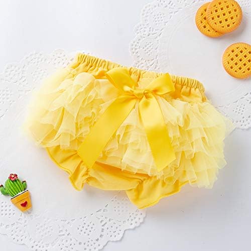 Baby Girls Tutu Bloomers Diaper Covers with Bow Soft Comfortable Functional